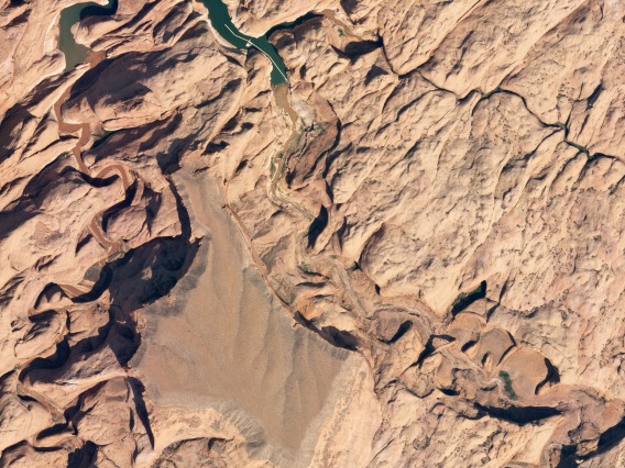 Planet data. SkySat. Satellite image of Lake Powell National Recreation Area, Utah