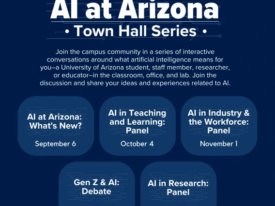 An AI at Arizona Town Hall Series poster