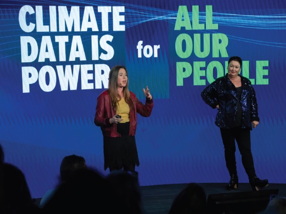 Joellen Russell and Beth Tellman at SXSW